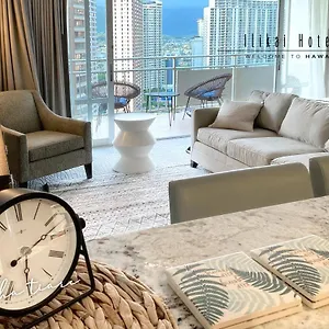 Apartment Free Parking Waikiki Luxury Ilikai Studio City View, Honolulu